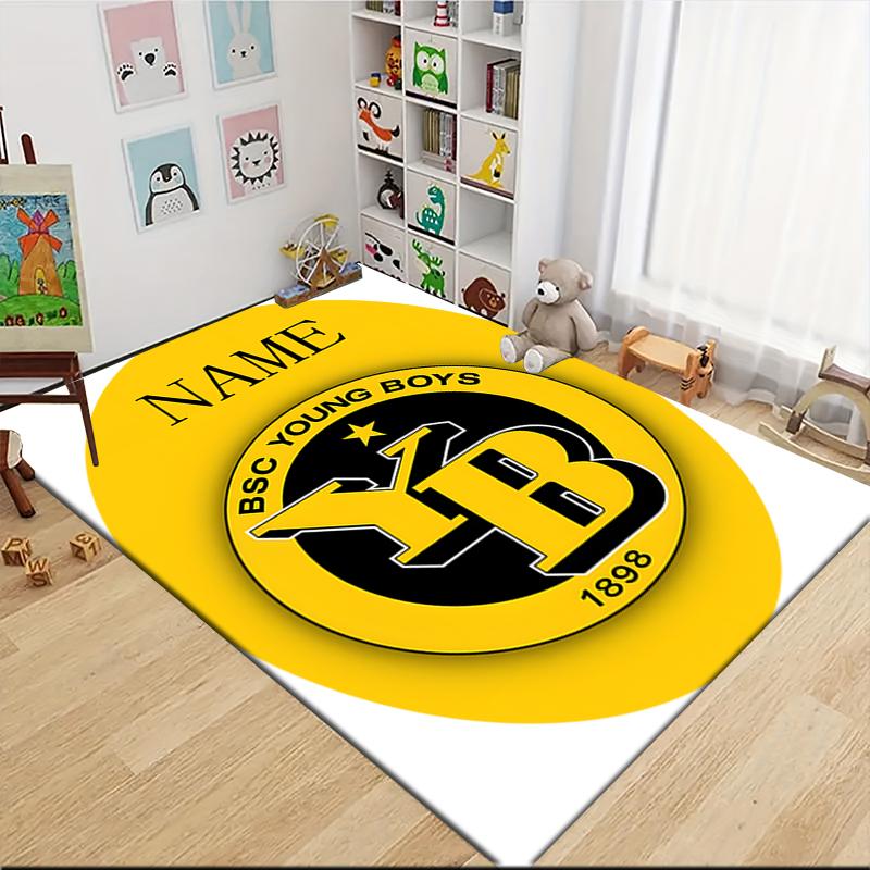 Custom Name AC Milan Fan Gear Carpet Rug Customizable Soft Washable Anti-Slip Home Living Room Sofa Mats Personalized Rug. 0909204