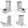Lixada Outdoor Collapsible Wood Burning Stainless Steel   Stove Backpacking Camp Tent Stove