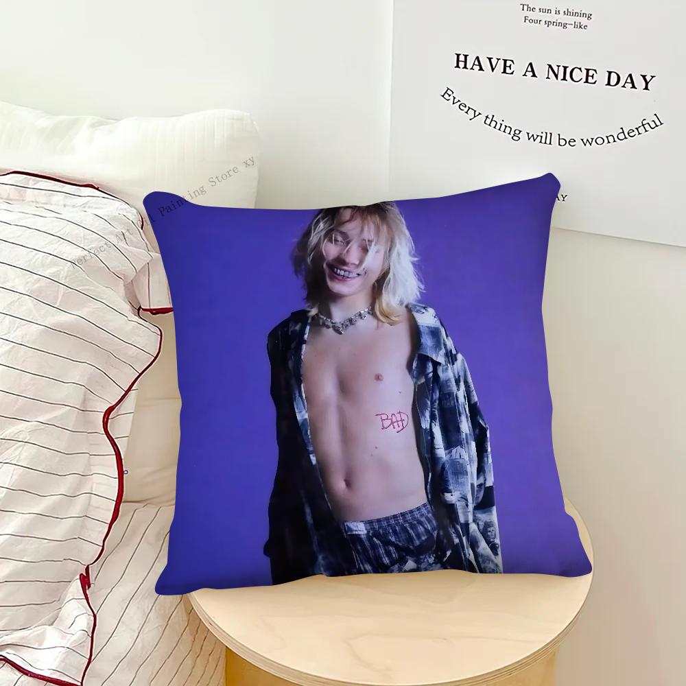 American N-Nettspend Rapper Pillow Case Square Pillow Bedroom Sofa Leisure Comfort Cushion Car Living Room Home Decoration