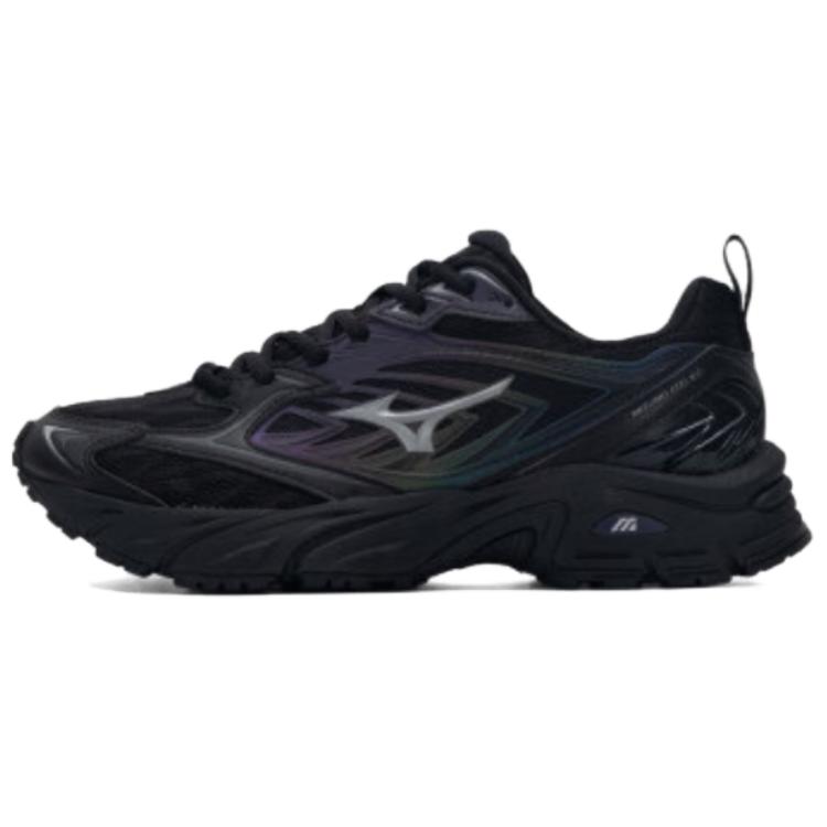 Mizuno Fiyi V2 Fabric Synthetic Leather Trendy Casual Wear Durable Breathable Low-Top Dad Shoes Unisex Sneakers Black D1GH241502