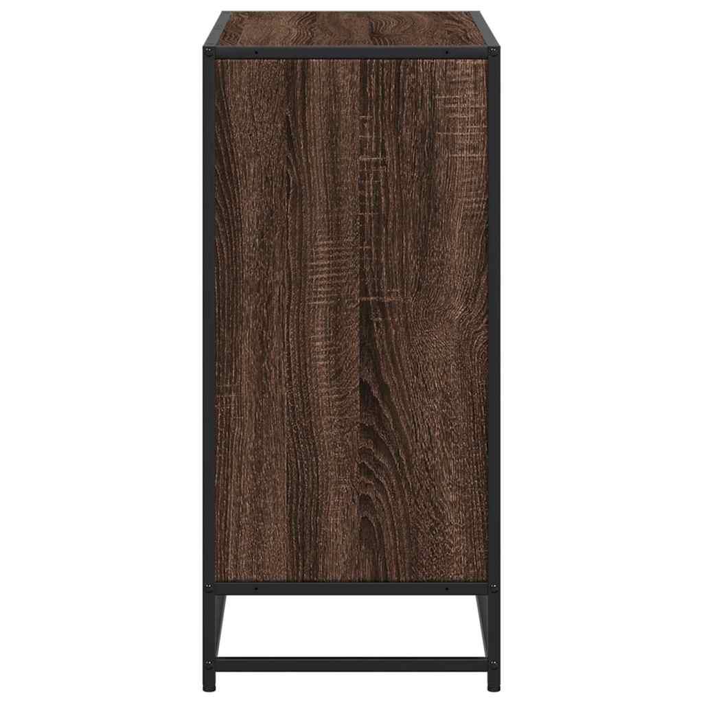 Bookshelf Brown Oak Effect 80.5 x 35 x 76 cm Particleboard