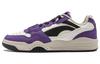 Yuebai Cushioning Breathable Low Top Skateboard Shoes Unisex White Purple AGCS427-13
