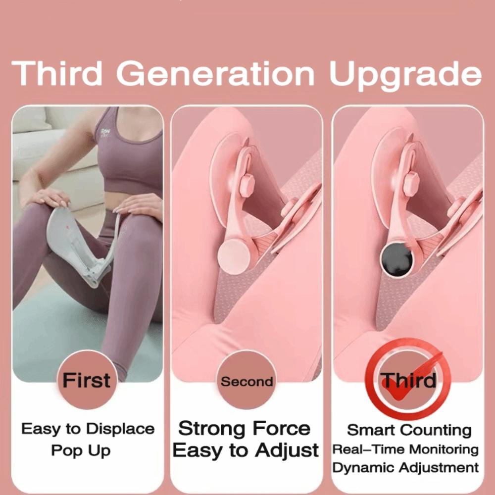 Non-Slip Thigh Master with Counter 360° Rotatable Kegel Exerciser Butt Training