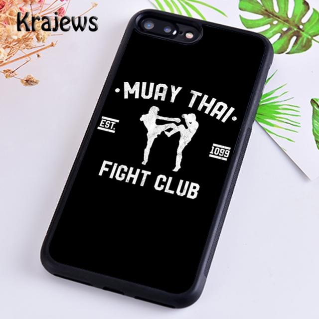 

Krajews Muay Thai Kickboxing Fight Phone Case Cover For iPhone 17 Air 16 15 14 plus 11 12 13 pro max coque Shell Fundas iPhone 13