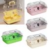 Transparent Hamster Cage Ventilation Small Animals Cages  for Gerbils Hedgehog