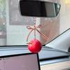 Apple Simulated Rearview Mirror Pendant Fruit Shaped Bag Pendant Decor Car Ornament  Christmas Gift