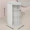 1 rotating multi-layer transparent hair accessory storage box | Dustproof plastic material, rotating design, clear visibility