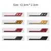 1PC ABS GT C S R Logo Badge Sticker Car Rear Trunk Emblem Decal High-Quality Automotive Styling Accessories