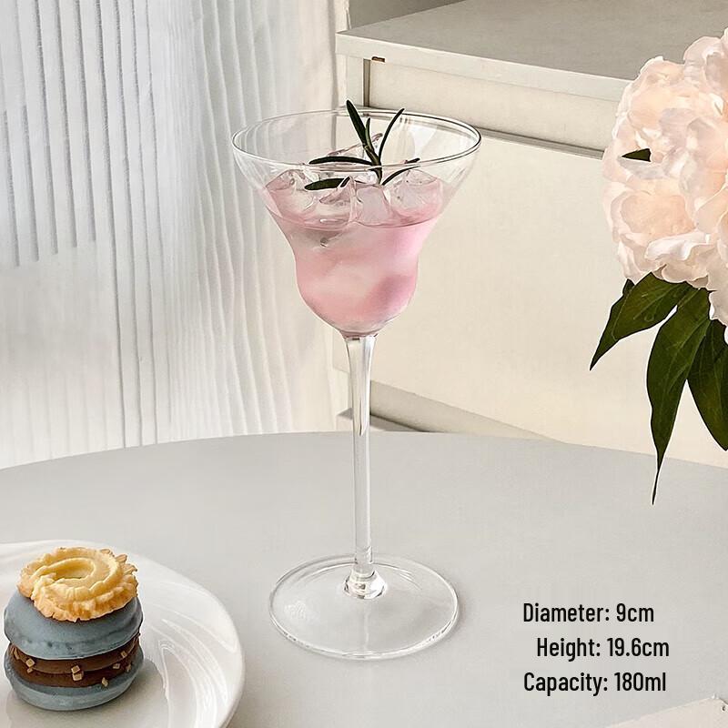 ONYLM 180ml High Borosilicate Stemmed Glass