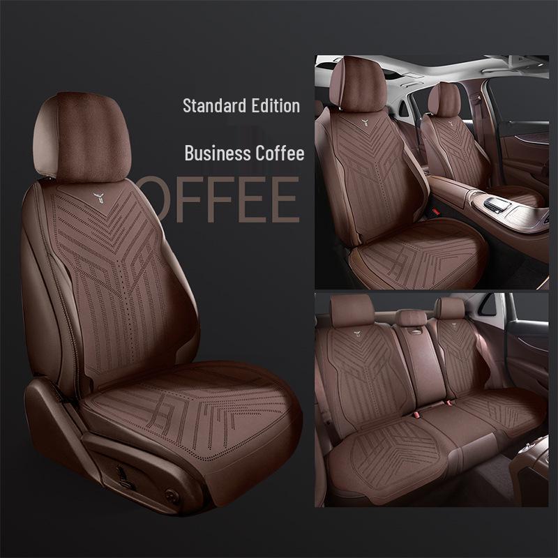 Cadillac Chevrolet Traverse Qijun Zhizai Accord Sylphy Haval Breathable Suede Semi-Surround Seat Cushion