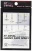 NT SWIVEL Snap Taller Black Hanger Pack 50 Pieces #18
