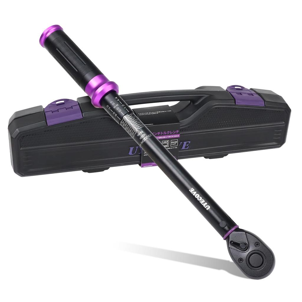 UYECOVE Torque Mm Tire High Accuracy Dual Left and Right 72 Feed Quick Easy To Calibration Japanese Instruction Storage Case Included Wrench, Car,