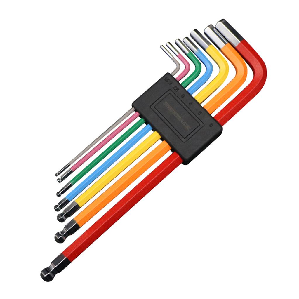 Inbusschlüssel-Satz mit Kugelkopf, 7-teilig, 1,5 - 6 mm