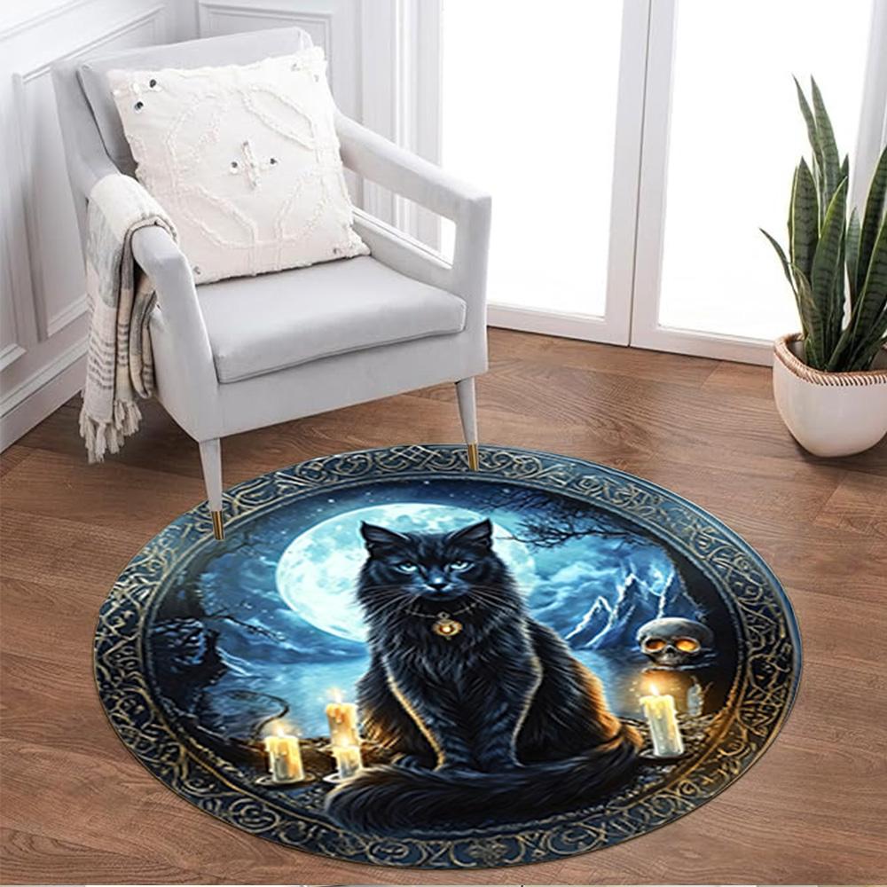 1pc Home Carpet Colorful Floral Design Rug Non Slip Office Decor Gift Living Room Bedroom