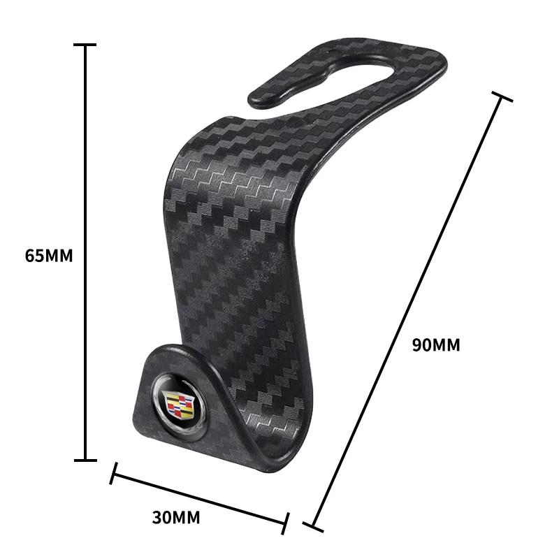 1/2/4pcs Car Seat Back Hook Interior Portable Hanger for Cadillac ATS CTS DTS STS SLS SLR XLR BLS Seville Escalade Tiburon CT6