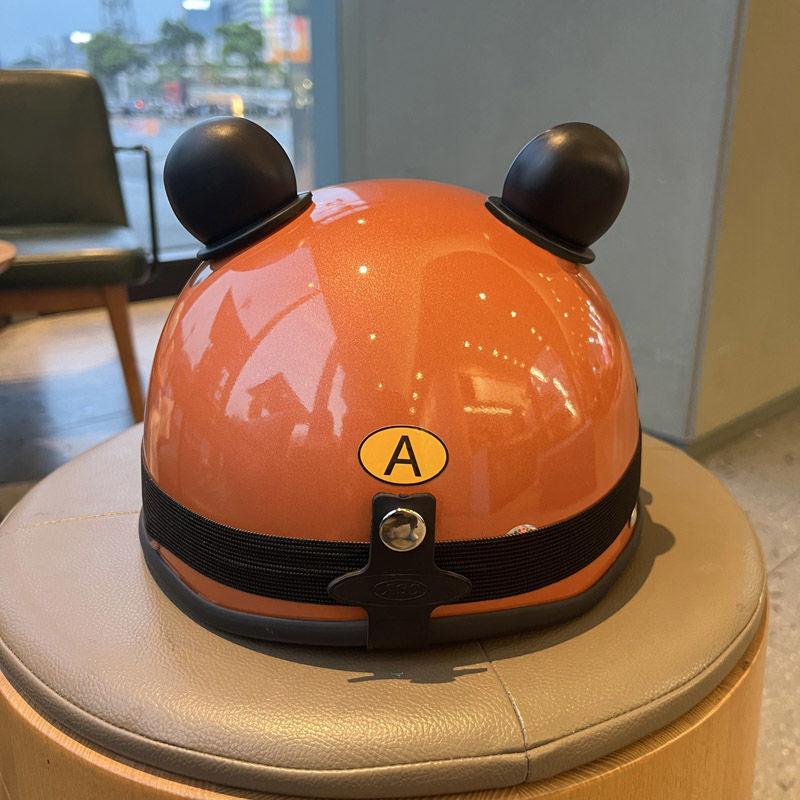 Retro Half Helmet Lightweight Summer Electric Vehicle Helmet Hard Hat Unisex