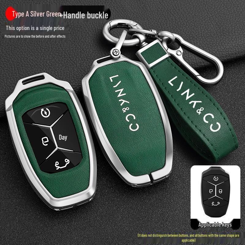 Lynk&Co Car Key Case: Metal Shell for Models 01, 02, 03 - Unisex Key Holder