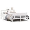 Solid Wood Bed without Mattress White 120 x 200 cm Pine Wood
