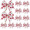 Christmas Supplies 12 Pieces Bow Decoration Bow Christmas Accessories Gift Box Decoration Tree Garland Decoration