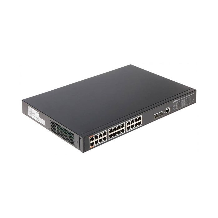 Commutateur géré Gigabit PoE 24 ports - DH-PFS4226-24GT-360 – DAHUA