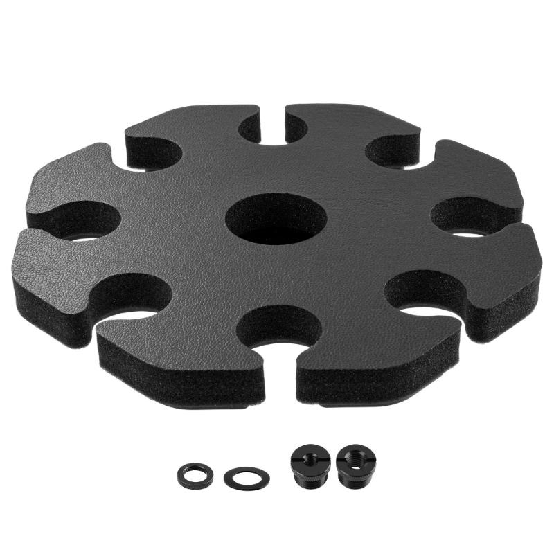 Universal Microphone Holder Nonslip Tray Attachment for Microphone Stand Studio Recording and Home Karaoke