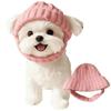 Windproof Dog Warm Hat Soft Pet Headwear Ear Flaps Cat Knit Cap  Winter