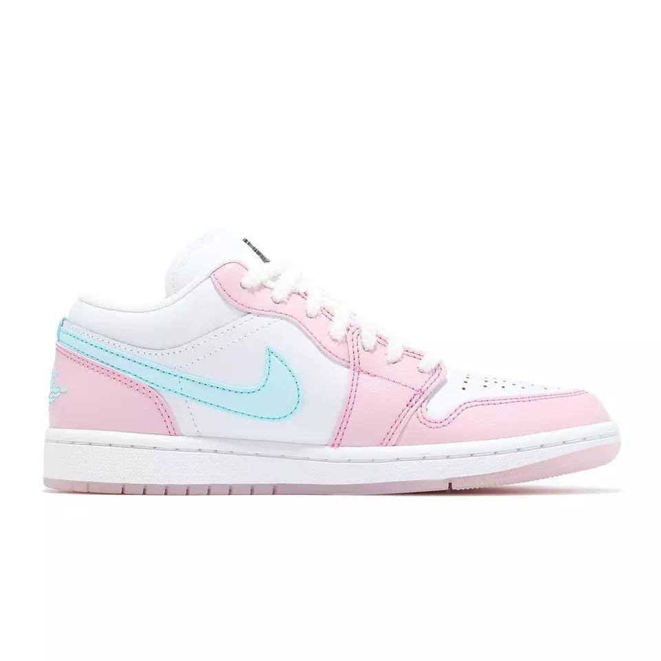 Air Jordan 1 Retro OG Low 'bianco/Rosa/Schiuma/Blu Ghiacciaio' HM3706-141