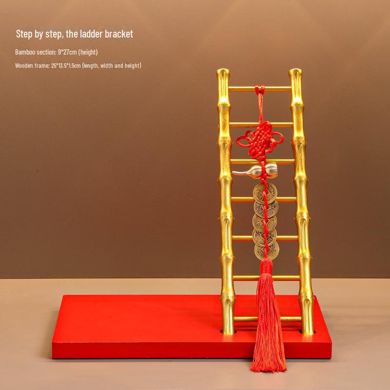 Bamboo Water Drop Key Holder and Accessory Rack for Entryway