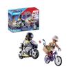 Playmobil 71255 starter pack agent et voleur, city action, les policiers, dès 4 ans