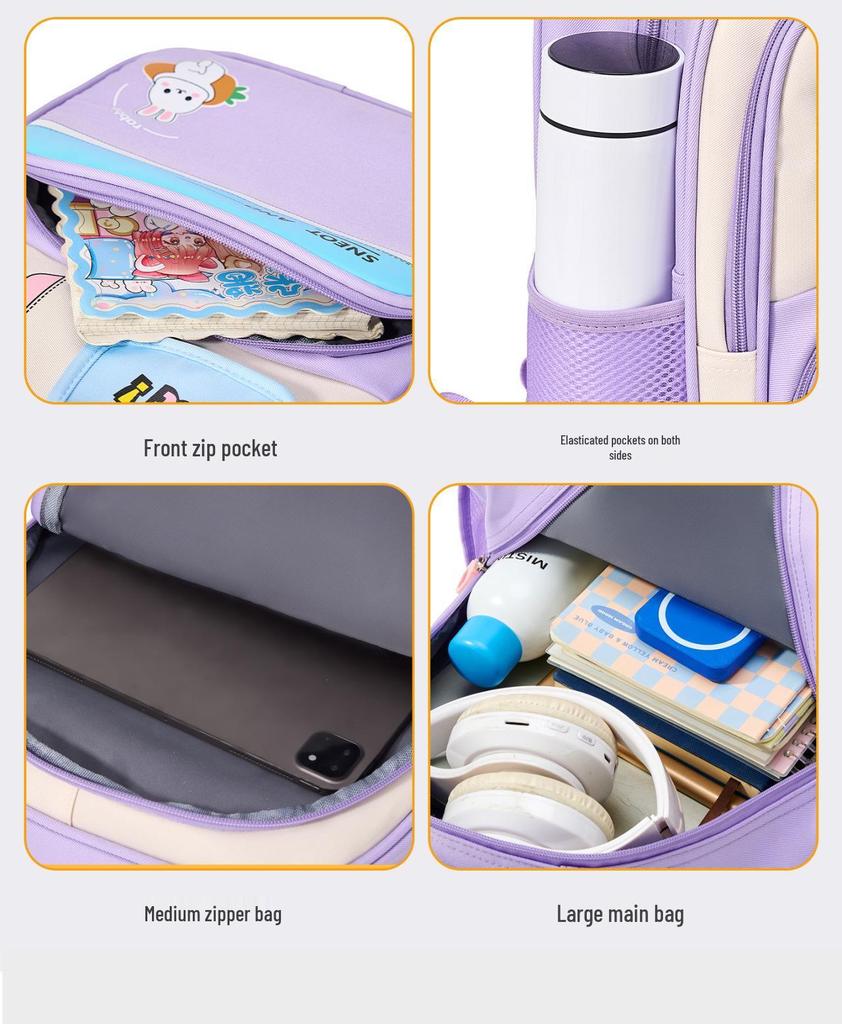 Cartoon Kindergarten Backpack for Kids Ages 3-6 - Junior To Senior Class