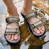 Summer Men Women Casual Sandals Couple Breathable Beach Slipper Outdoor Thick Soled Non Slip Sports Slippers for Men Big Size47