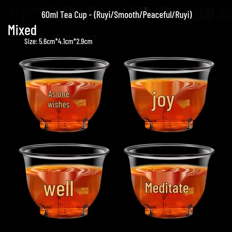 Disposable Transparent Food-Grade Plastic Cups, Thickened for Household & Reception Use