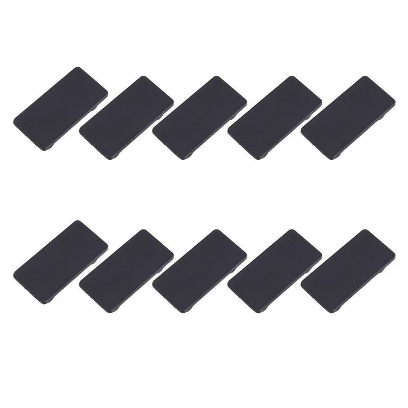 A58X-For Car For Boat DIY Parts 10Pcs Standby Rocker Switch Panel Cover Blank Back Plate Reserved Switch Dashboard Dustproof
