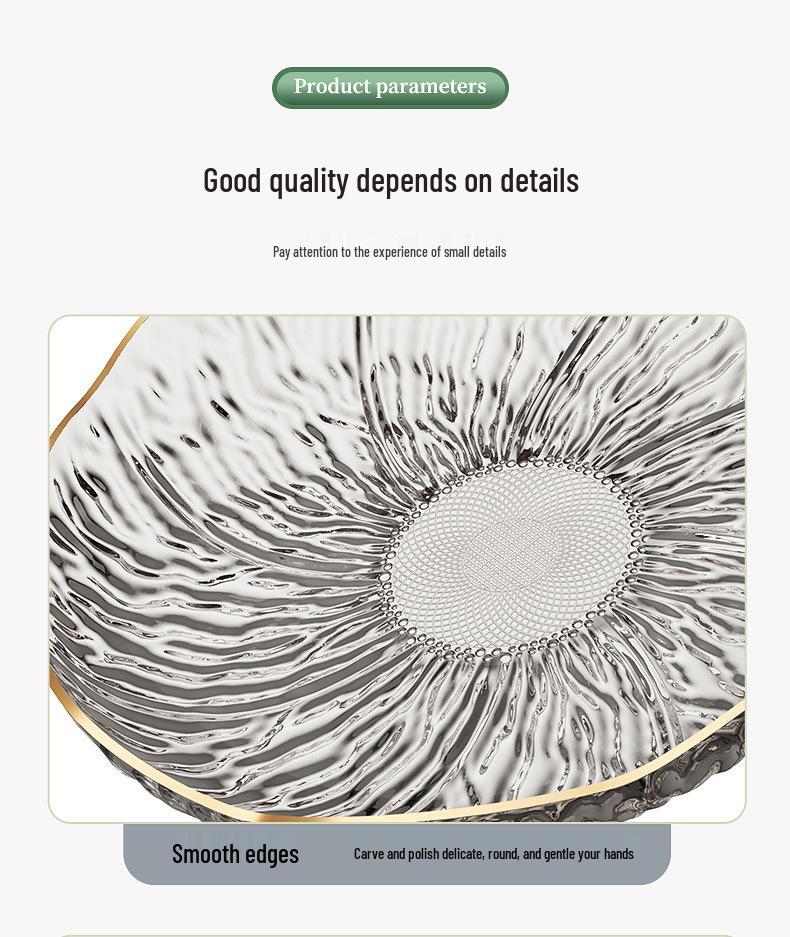 Elegant Flower-Shaped Plastic Fruit and Dessert Plate for Daily Use