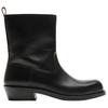 Zara Leather Lightweight Vintage Ankle Boots Men boots Black 12056520-38
