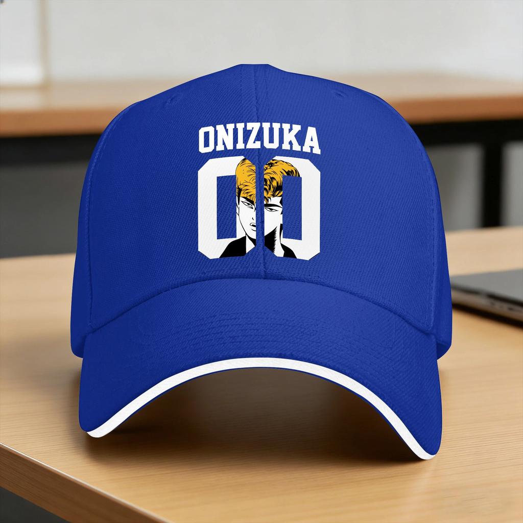 GTO Anime Great Teacher Onizuka Baseball Cap Yk Funny Women Unisex Trucker Hat Breathable Custom DIY Tennis Skate Baseball Caps