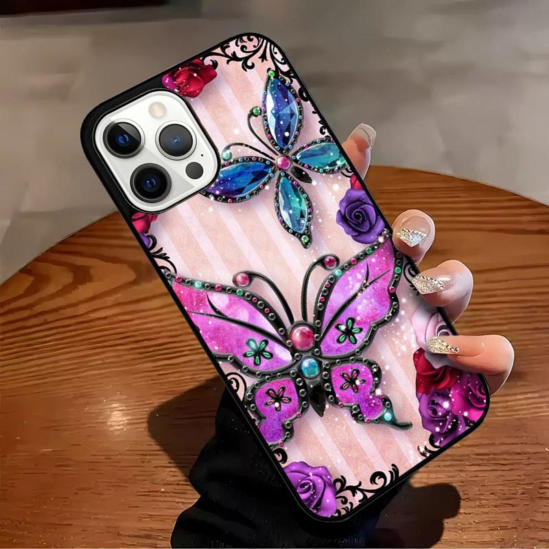 Beautiful Butterfly Phone Case For iPhone 17 Air 16 15 14 13 12 11 Pro Max Max Plus Bumper Case Cover