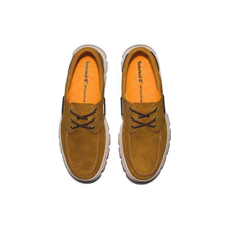 Timberland Ek+ Moc-Toe Leather Comfortable Solid Color Durable Low-Top Casual Shoes Men Casual Shoes Khaki A2D5DD02