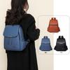 Women's 2024 Soft PU Leather Small Backpack: Versatile Fashionable Shoulder Bag