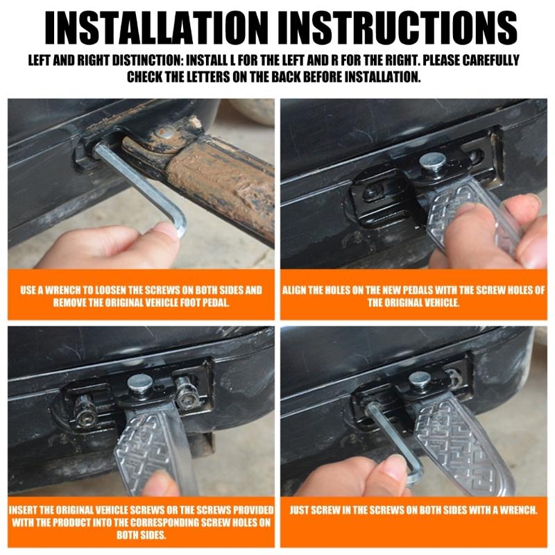 Universal Foldable Footrest Easy Installation No Tools Required Sturdy Support for Most Electric Scooters Motorcycle