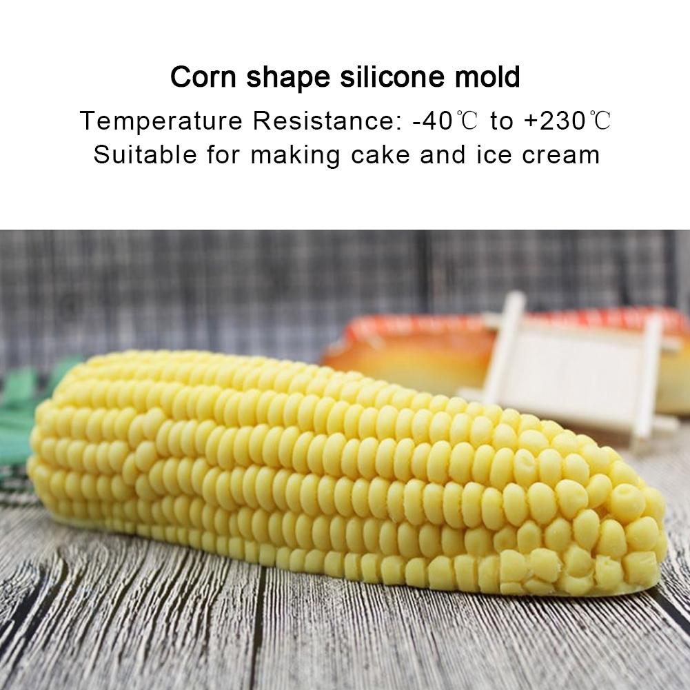 Unique Corn Shape Silicone Cake Mousse Mold DIY Chocolate Ice Cream Mold Baking Tool