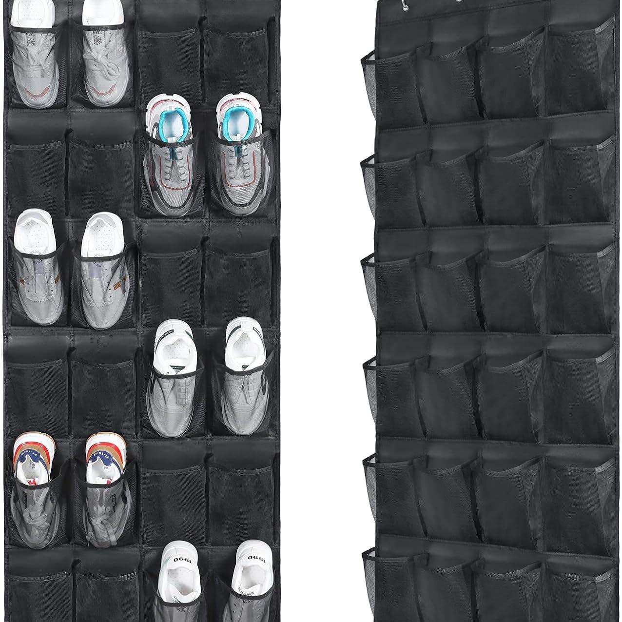 

Подвесной органайзер для хранения обуви с 24 отделениями и многослойными карманами