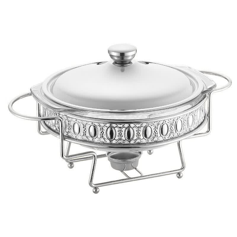 Commercial Heat-Resistant Glass Buffet Alcohol Stove