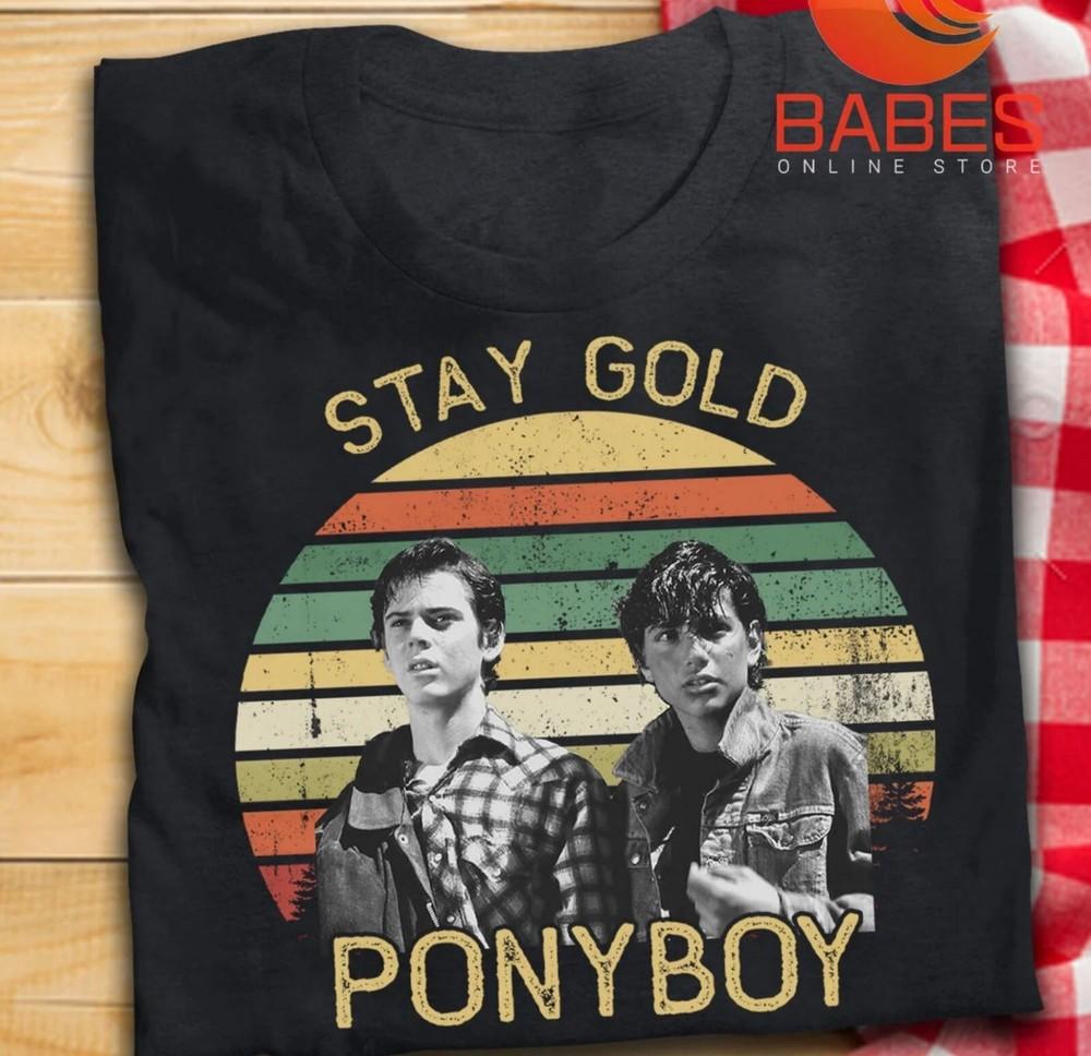 Stay Gold Ponyboy T Shirt The Outsiders Inspired Movie T-Shirt