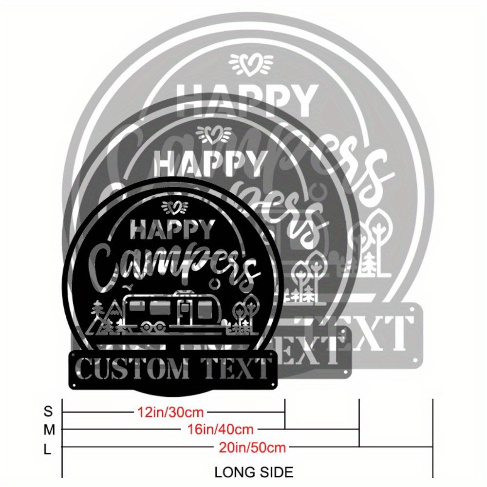 Retro Camper Van Metal Sign RV Decor for Camping Fans TYDZ002798-30cm