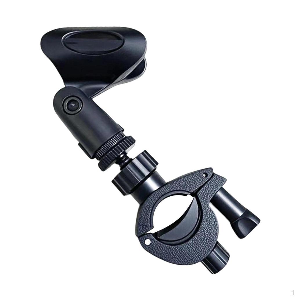 Clamp Mount Adjustable Cornet Attachment Mic Clip Holder Support for Podcasting Trombone Practice
