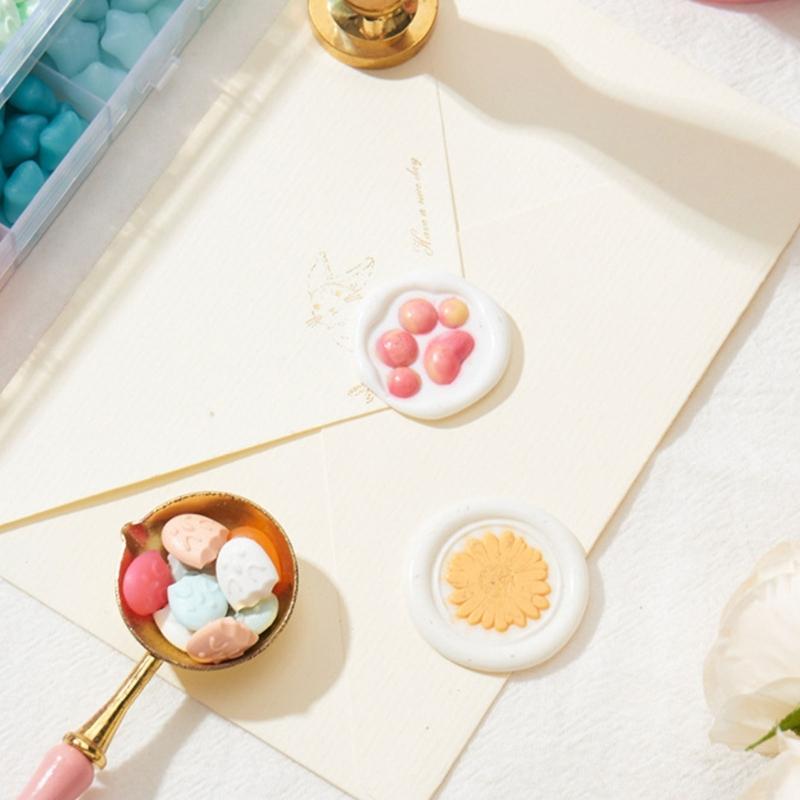 Colorful Wax Seal Beads for Seal Stamp Sealing Wax Beads for Envelope Christmas Package Wedding Invitation Decoration