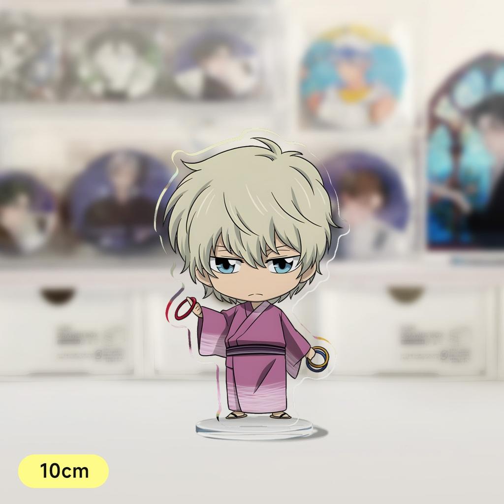 Anime Katekyo Hitman Reborn 10cm Acrylic Stand Model Figures Sawada Tsunayoshi Gokudera Hayato Cosplay Desk Decor Model Gifts