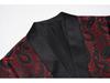 Men's Slim-Fit Jacquard Blazer: Stylish Single-Breasted Formal Wear for Stage Performances, Weddings, and Banquets