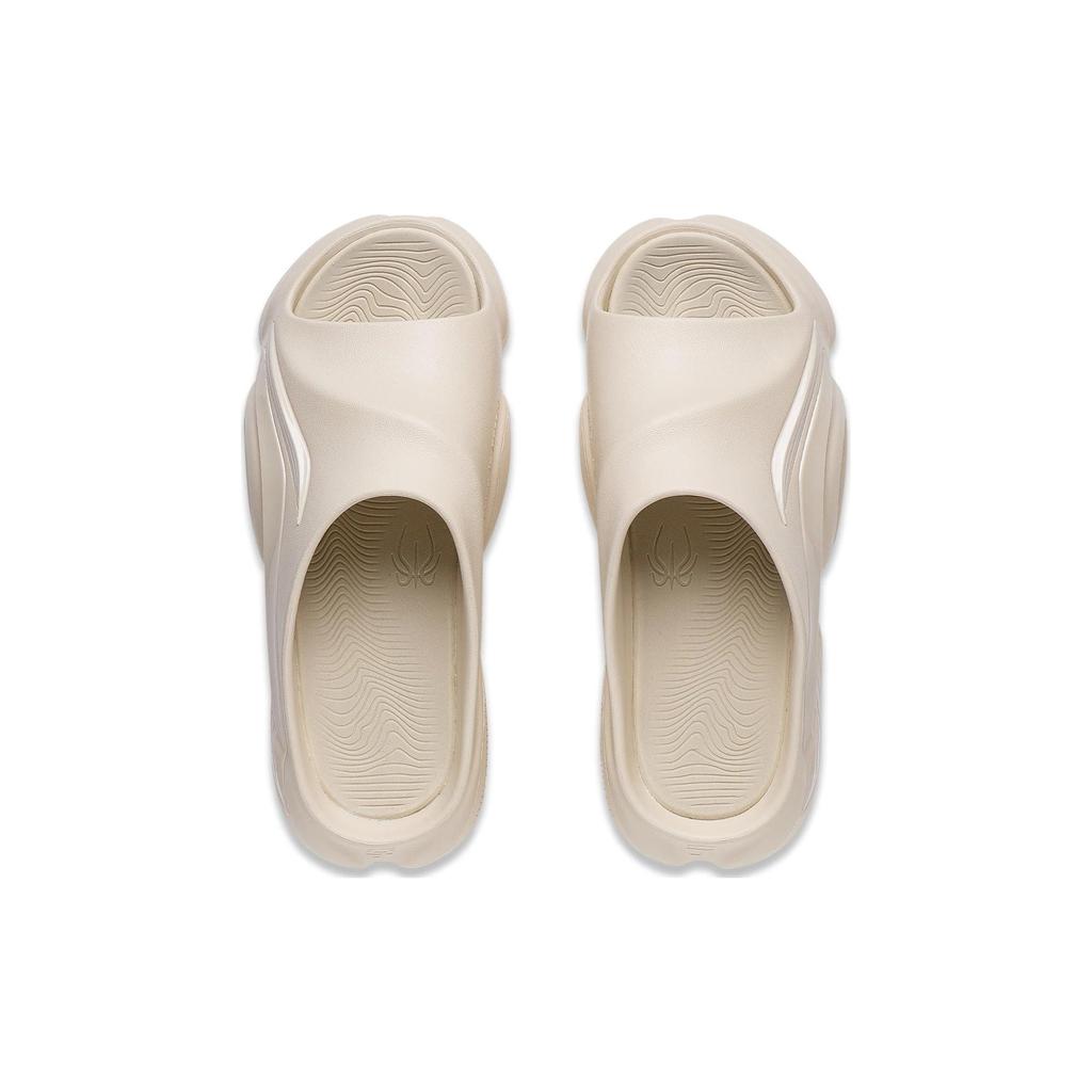 Li Ning BADFIVE Slide Quiet Slide Slippers Men's Dusty Khaki ABTT003-3